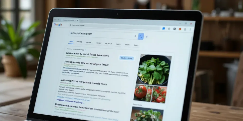 노트북 화면에 혈압 낮추는 음식 추천 검색 결과 모습