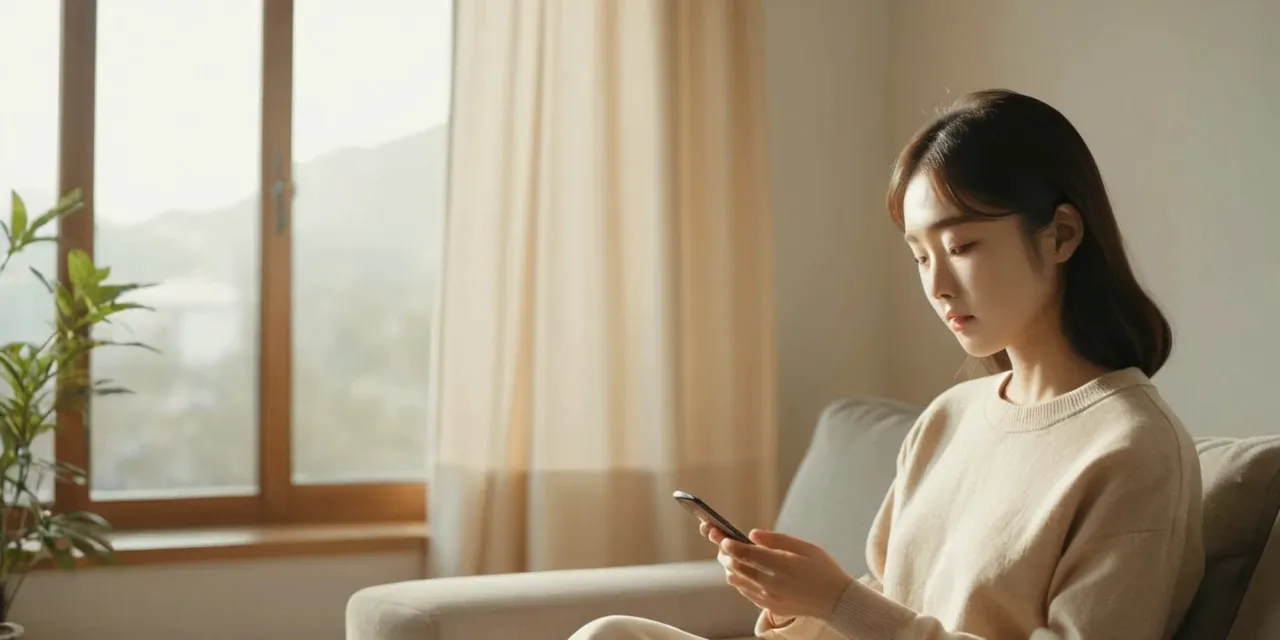 일상 속 작은 변화를 살펴보는 모습