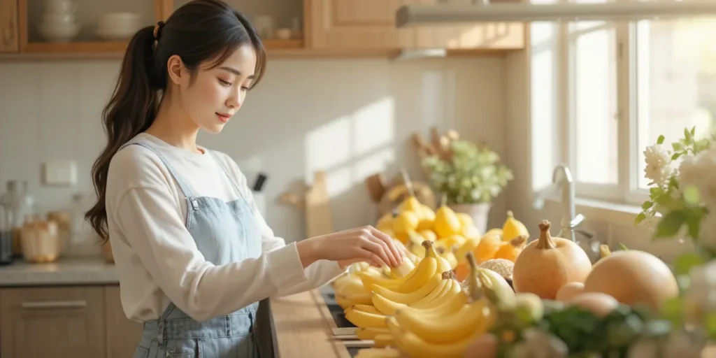 부드럽고 순한 음식으로 구성된 편안한 가정식 식사 모습