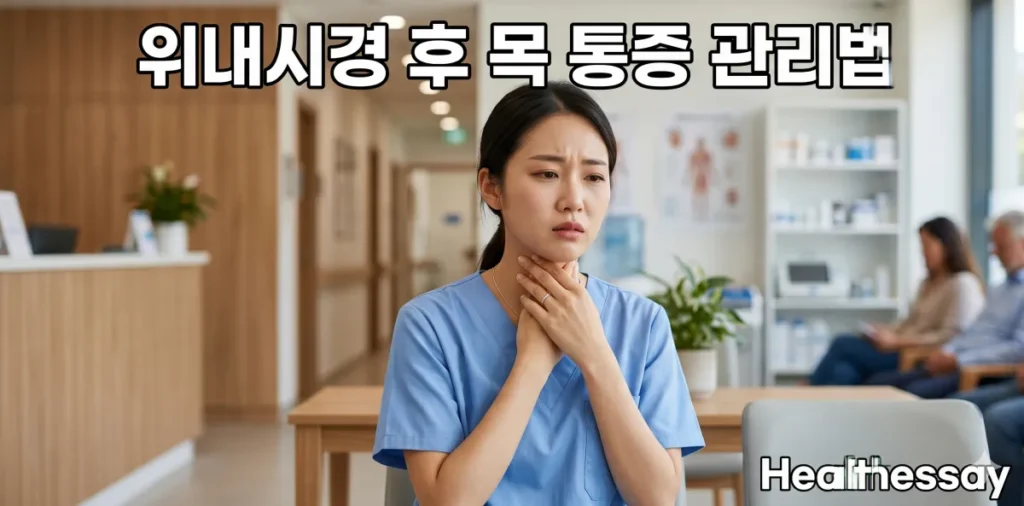 위내시경 후 목 통증 기간과 이물감 완화 방법 관리 가이드 - after gastroscopy throat pain relief 1