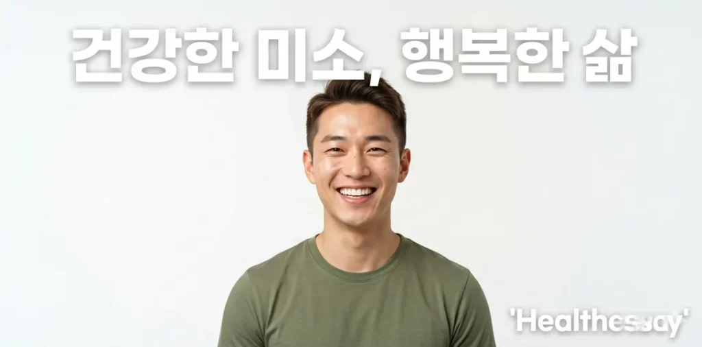 대사증후군 건강검진 수치에 대한 고민을 해결하고 기뻐하는 모습